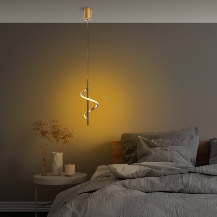 Opviq Lámpara de araña dorada LED 11W